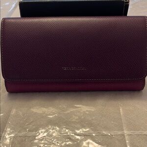 Vera Bradley Purple Wallet Sleek Design Essential